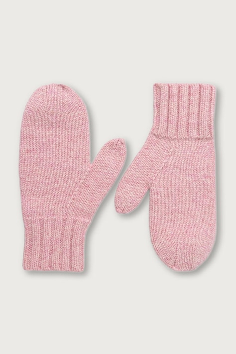 Cloimh Rękawiczki damskie wełniane różowe FW26.OWM