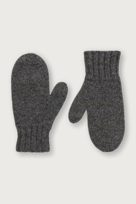 Cloimh Rękawiczki damskie wełniane szare FW26.OWM