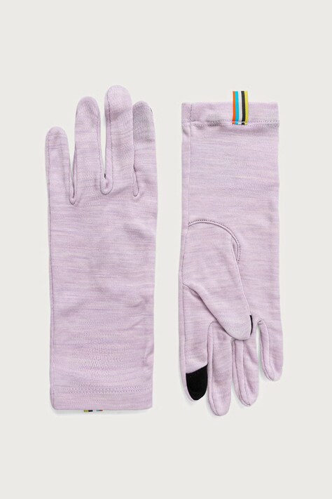 Smartwool Rękawiczki damskie wełniane fioletowe SW018132R111