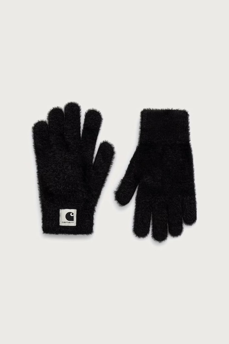 Carhartt WIP Maine Gloves rękawiczki z bawełną damskie czarne I037159