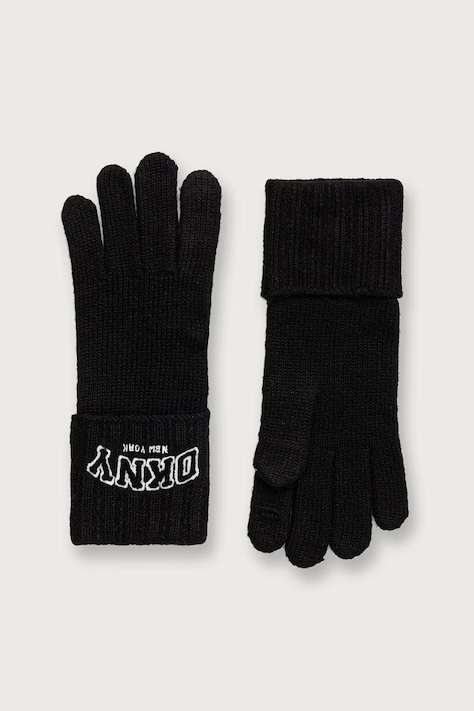 DKNY Mănuși pentru femei negre D6KG1867