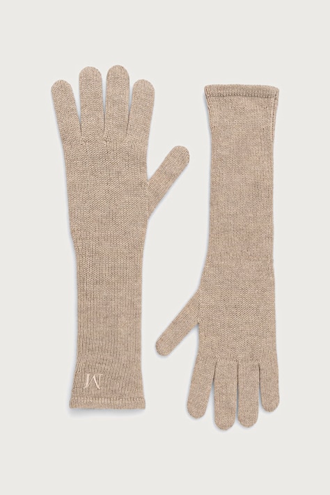 Max Mara Rukavice kašmírové dámske béžové 2624566012650