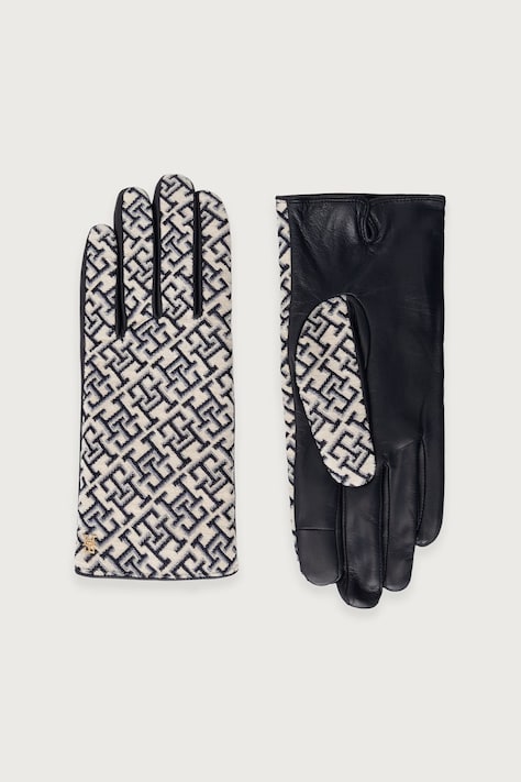 Tommy Hilfiger Rokavice ženske mornarsko modre AW0AW19134