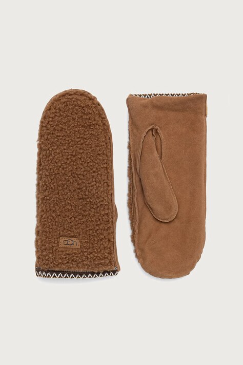 UGG Rękawiczki damskie brązowe 105975