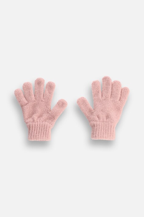 Coccodrillo Rękawiczki dziecięce różowe ACCESSORIES WINTER GIRL