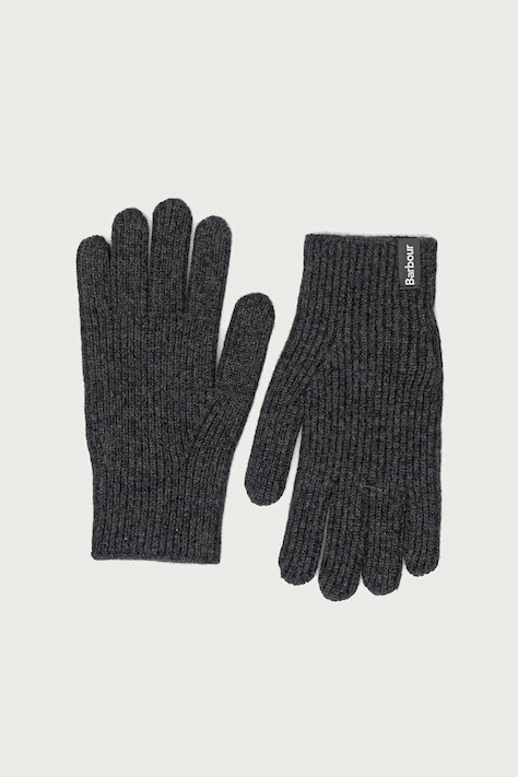 Barbour Rękawiczki męskie wełniane szare MGL0153