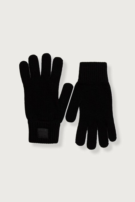 Paul Smith Rękawiczki męskie wełniane czarne M1A-410MK-T719