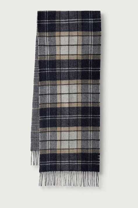 Barbour Szalik damski wełniany beżowy LSC0496