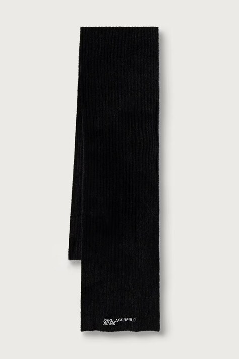 Karl Lagerfeld Jeans κασκόλ γυναικείο μαύρο B4W33081