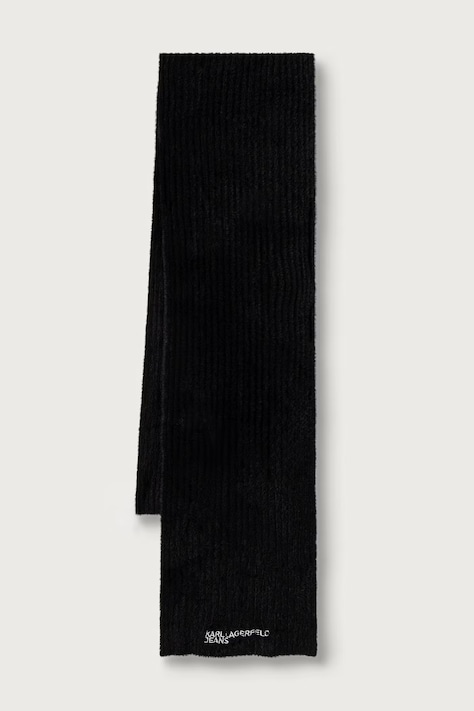 Karl Lagerfeld Jeans κασκόλ γυναικείο μαύρο B4W33081