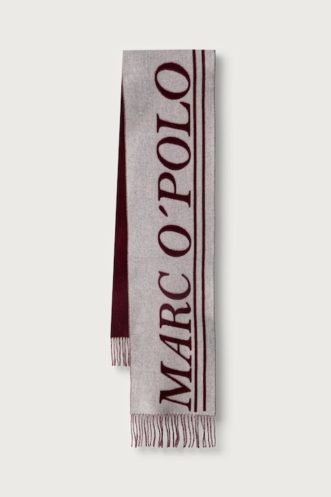 Marc O'Polo Szalik damski wełniany czerwony 5000012442