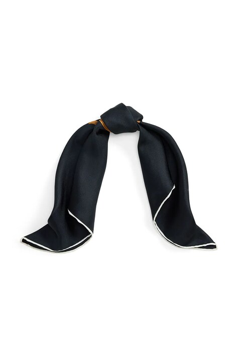 Lauren Ralph Lauren Eșarfă de damă de mătase bleumarin 454P23553