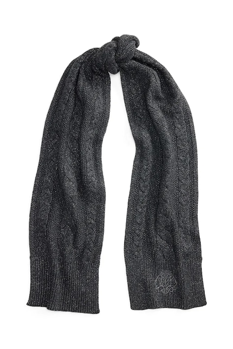 Lauren Ralph Lauren Szalik damski z wełną szary 454P23550