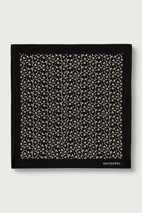 Marimekko apaszka damska bawełniana czarna 090603