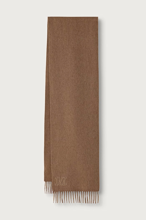 Max Mara Kratki šal od vune za žene smeđi 2624546322600