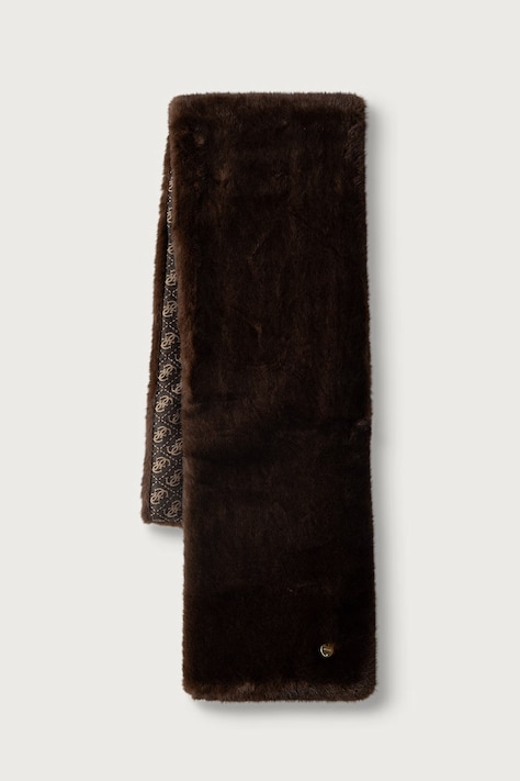 Guess Szalik damski brązowy AW5667 POL03