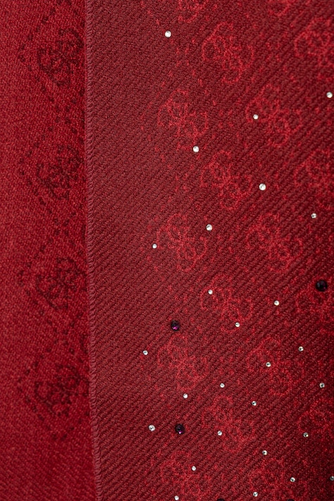 Guess Szalik damski bordowy AW5658 POL03