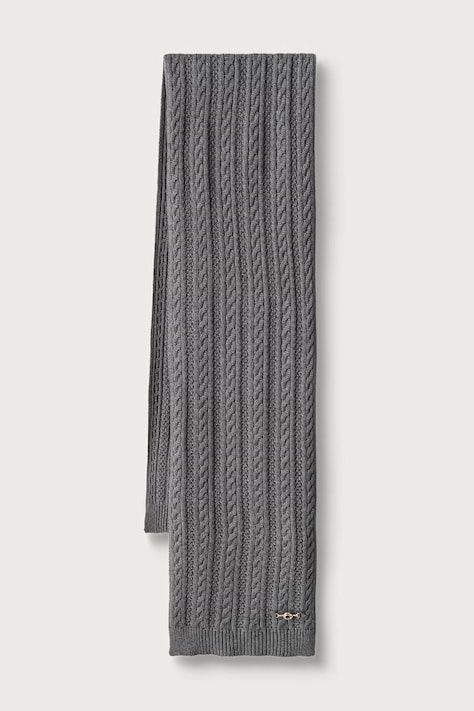 Guess Kratki šal za žene FRANCES sivi AW5647 WOL03
