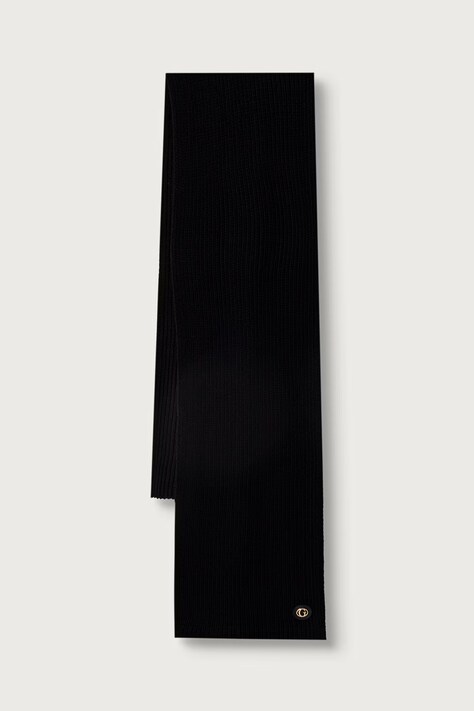 Guess Fular pentru femei din vâscoză negru AW5639 POL03