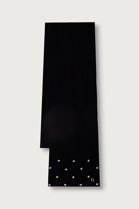 Guess Fular pentru femei din vâscoză negru AW5636 VIS03
