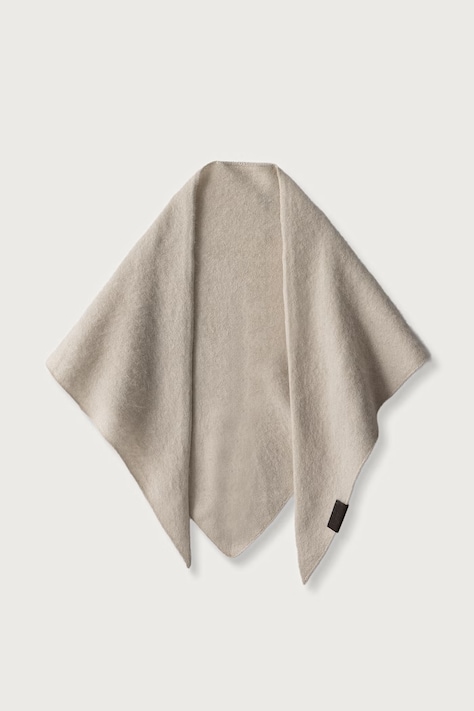 MM by Max Mara Apaszka damska wełniana MMLPALO beżowa 2626746018600