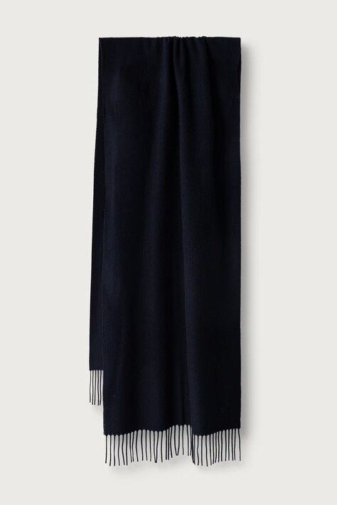 Weekend Max Mara Szalik damski wełniany WKASCOGLIO granatowy 2625546085600