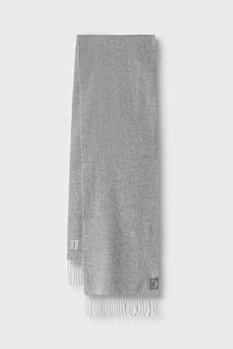 Calvin Klein Sciarpa da donna in cashmere grigia LV04F8121G