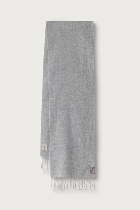 Calvin Klein Šálik dámsky kašmírový sivý LV04F8121G
