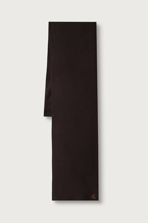 Calvin Klein Šála dámská s viskózou hnědá LV04F8099G