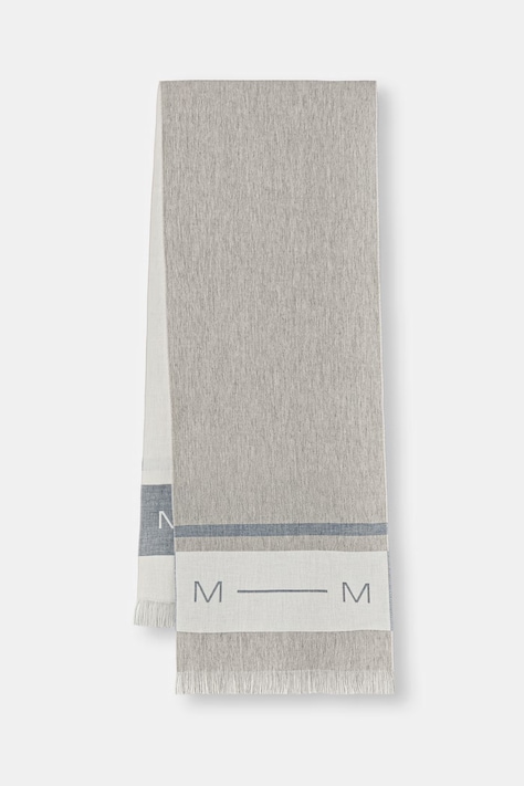 MM by Max Mara szalik damski z dodatkiem wełny MMLAIRONE szary 2626546027600