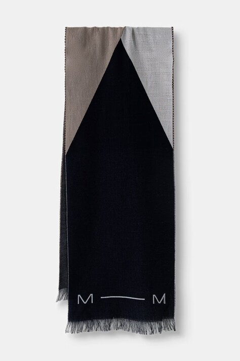 MM by Max Mara szalik damski z dodatkiem wełny MMLAIRONE brązowy 2626546027600