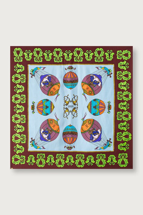 Essentiel Antwerp Chusta damska jedwabna Kontact multicolor Kontact.K2ST