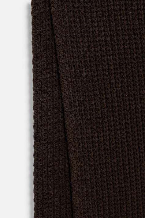 Marc O'Polo шарф жіночий з бавовною — AW26-SADZU2, коричневий — фото 3
