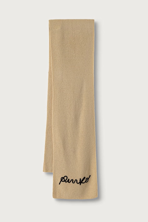 Pinko szalik damski beżowy 107257 A3EK