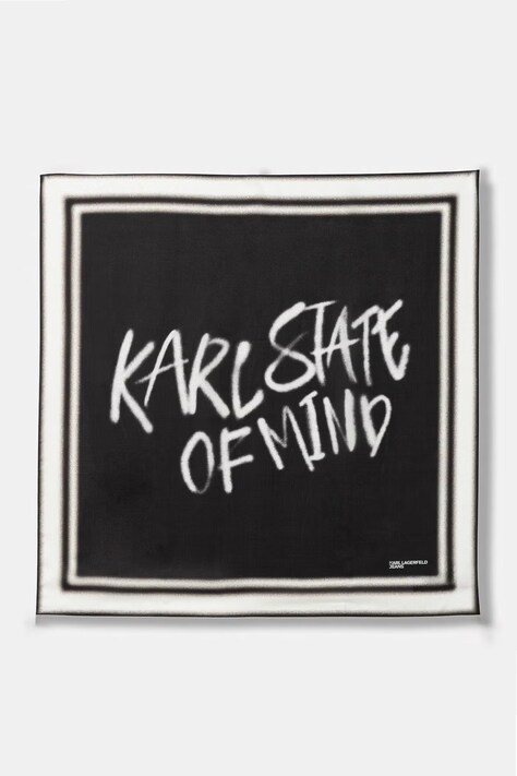 Karl Lagerfeld Jeans chusta damska czarna B3W33089