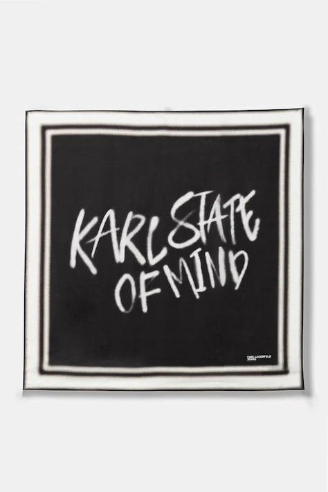 Karl Lagerfeld Jeans chusta damska czarna B3W33089