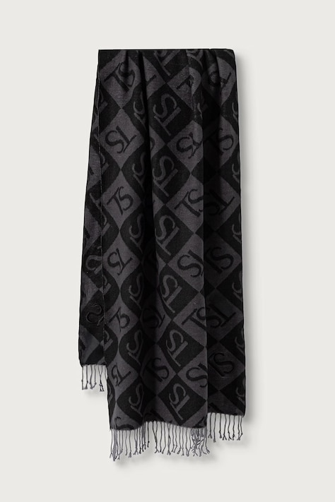 Twinset fular pentru femei gri 262TO5460