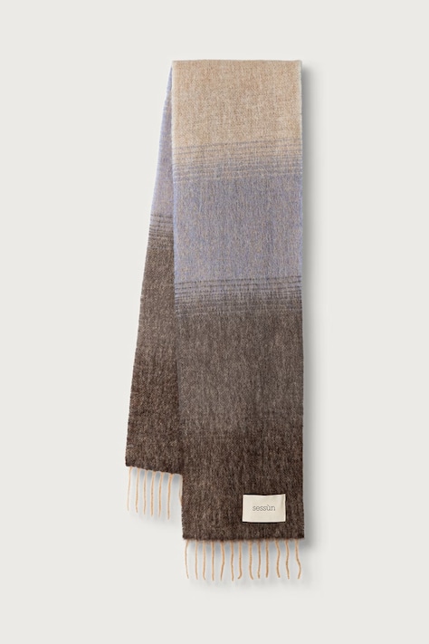 Sessun Szalik damski z wełną RICO multicolor 26115004