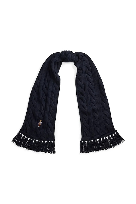Polo Ralph Lauren Szalik damski z wełną granatowy 455P18119