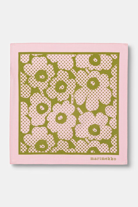 Marimekko šatka dámska bavlnená ružová 095840