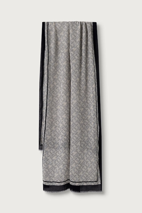 Tommy Hilfiger šál dámsky tmavomodrý AW0AW18687
