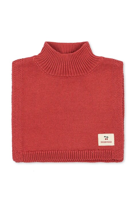 Konges Sløjd Cjevasti šal za djecu od pamuka AVELY NECKWARMER rozi KS105689