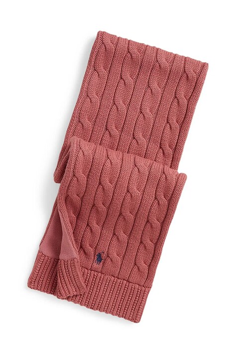 Polo Ralph Lauren kratki šal za djecu s pamukom rozi 313B26043001