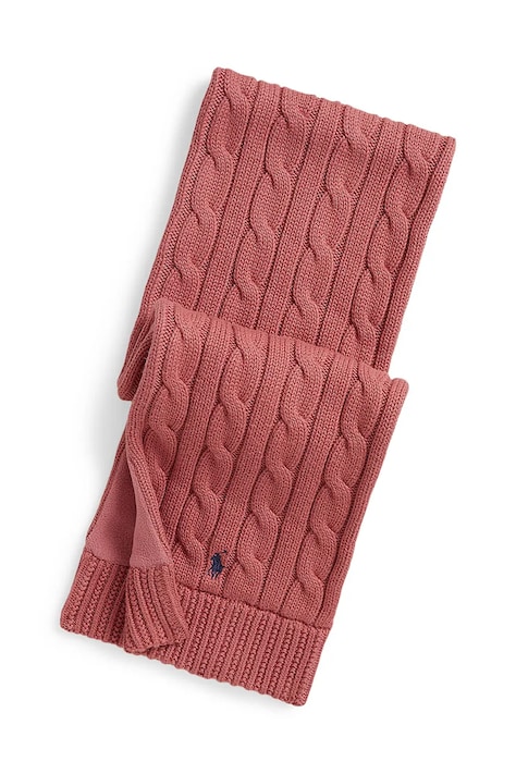 Polo Ralph Lauren šálik detský s bavlnou ružový 313B26043001