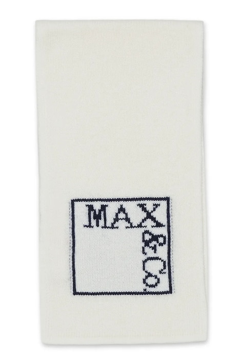 Max&Co. Κασκόλ παιδικό από πρόσμιξη μαλλιού MAXR7F SCARF λευκό MX0432