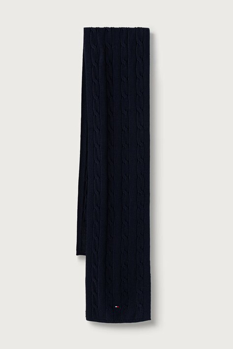 Tommy Hilfiger gyerek pamut sál fekete KA0KA00094