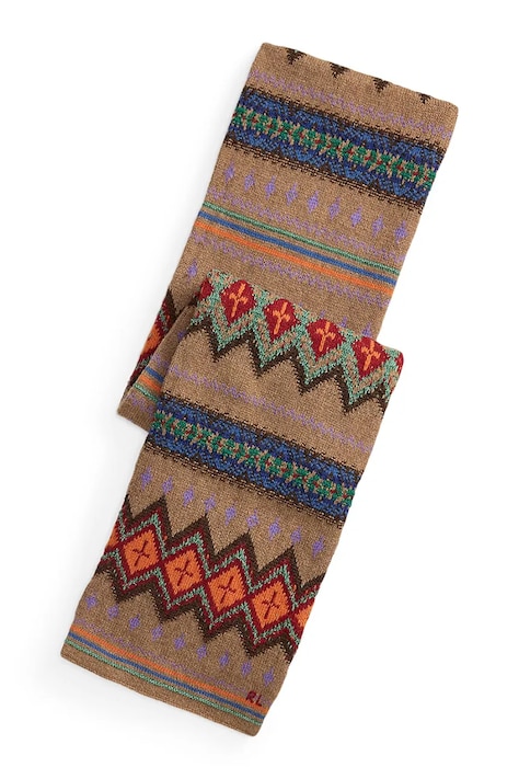 Polo Ralph Lauren Шарф с шерстью для мужчин бежевый 449P20252001