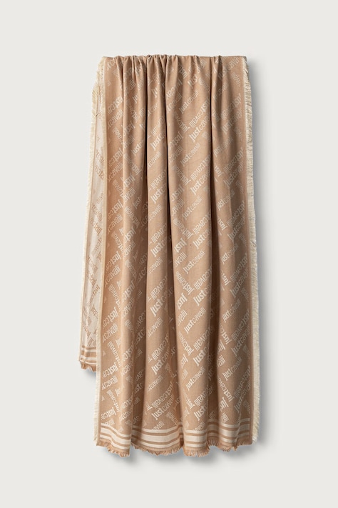 Just Cavalli Szal damski z wiskozy beżowy 81QA2H03 ZG449