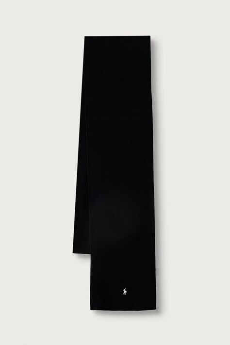Polo Ralph Lauren Kratki šal za muškarce pamučni crni 710B28863