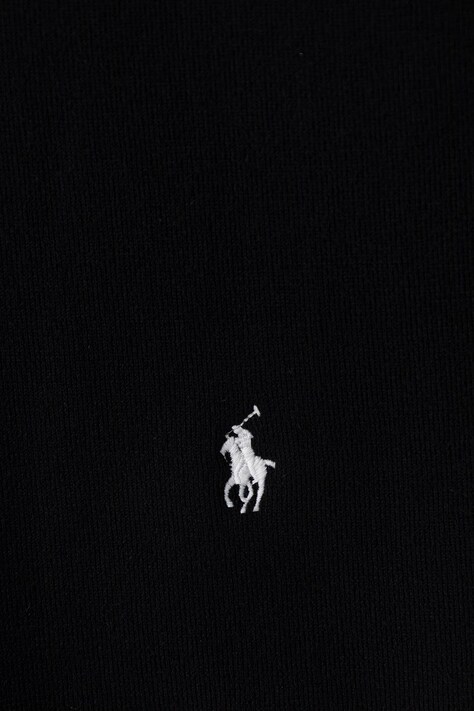 Polo Ralph Lauren шарф чоловічий бавовняний — AW26-SAMZYH, чорний — фото 2